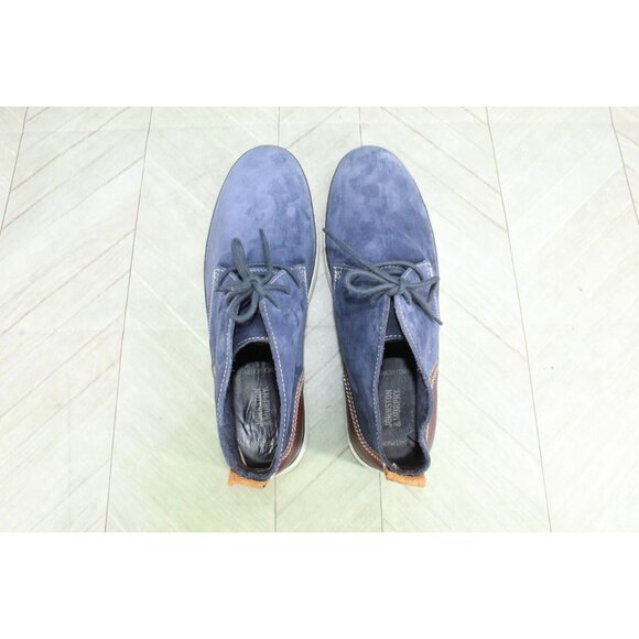 Johnston Murphy Farley Chukka Boots Ultra Soft Unlined Leather Blue Brown 10.5 M - Picture 8 of 11